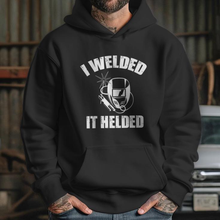 Welder Welding Machine Mechanic Work Arc Accessories Hoodie Gifts for Her