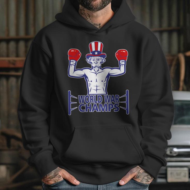 World War Champs Uncle Sam Hoodie Gifts for Her