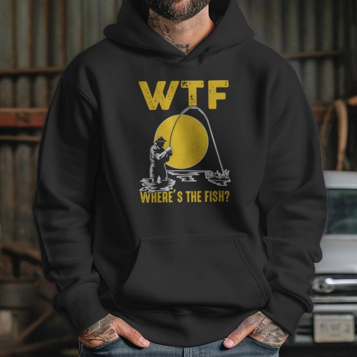 Wtf Wheres The Fish Funny Fishing T-Shirt Hoodie Gifts for Her