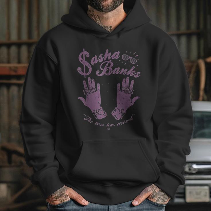 Wwe Sasha Banks Legit Boss Vintage Fight Hoodie Gifts for Her