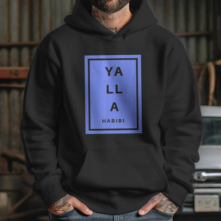 Yalla Habibi Arabic Lebanese Hoodie Gifts for Her