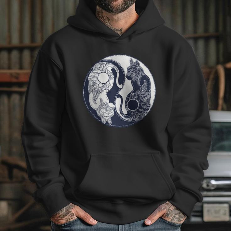 Yin Yang Cat Logo Hoodie Gifts for Her