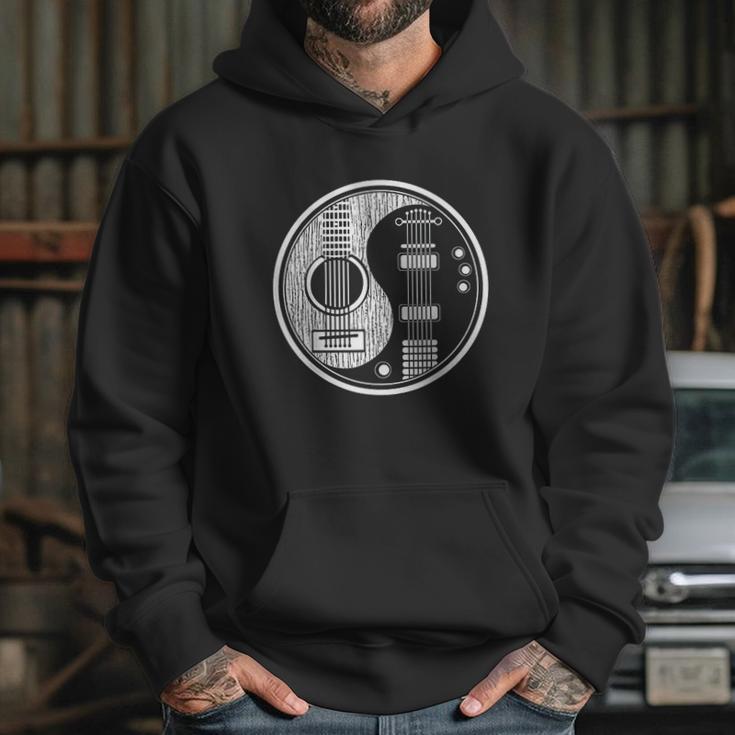 Ying Yang Acoustic Guitar Rock Star Gift Hoodie Gifts for Her