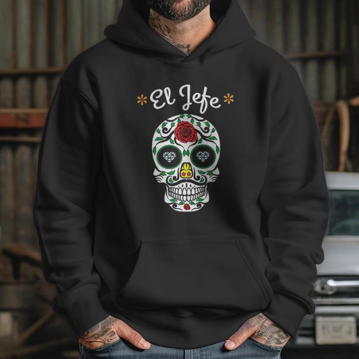 Yo Soy El Jefe Dia De Los Muertos Day Of The Dead For Men Hoodie Gifts for Her