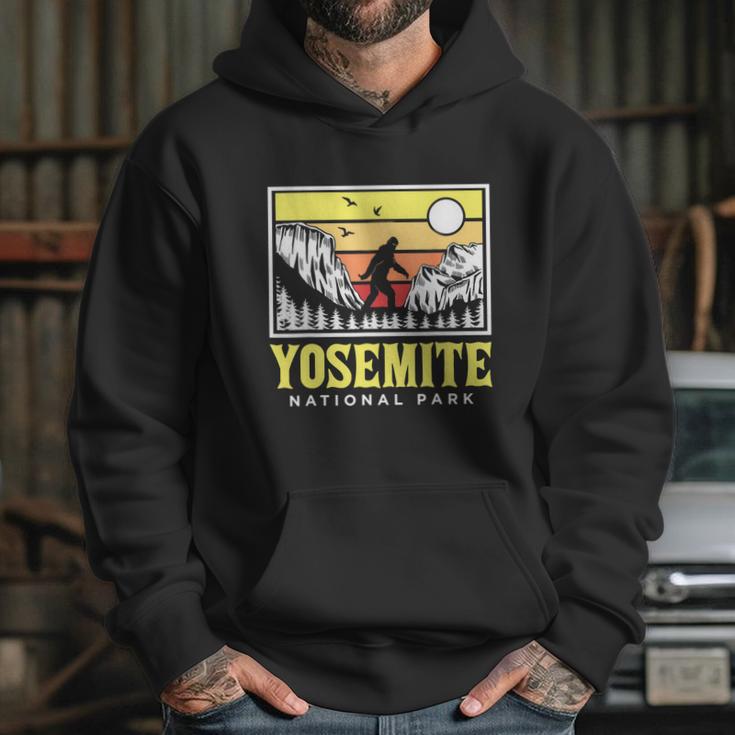 Yosemite National Park Us Bigfoot Sasquatch Yeti Funny Gift Hoodie Gifts for Her