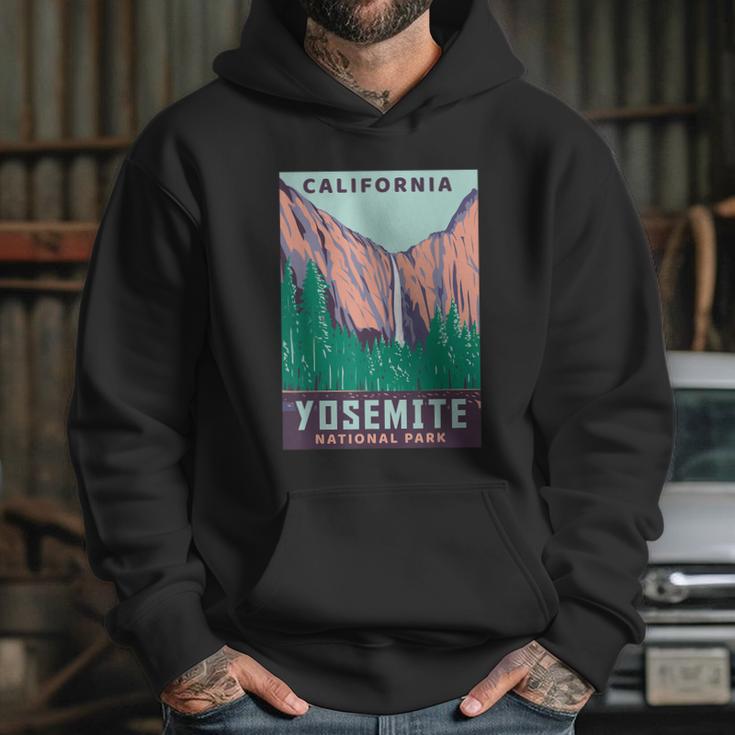 Yosemite National Park Us Vintage Usa California Parks Gift Hoodie Gifts for Her