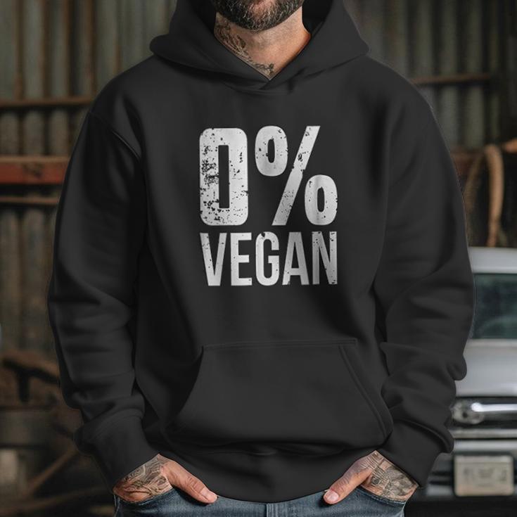 Zero Percent Vegan Funny Bbq Carnivore Meat Eater Hoodie Gifts for Her