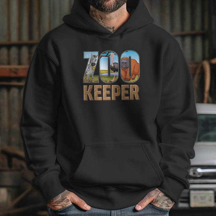 Zookeeper Costume African Savanna Zoo Keeper Animals Lover Hoodie Gifts for Her