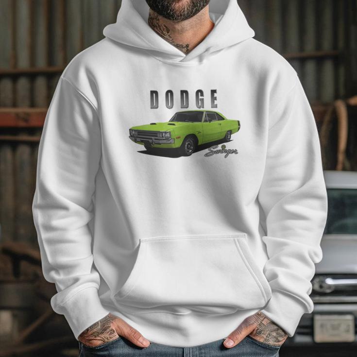 1972 Dodge Dart Swinger Green Hoodie Gifts for Her