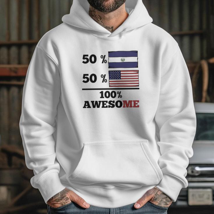 50 El Salvadorian 50 American 100 Awesome Hoodie Gifts for Her