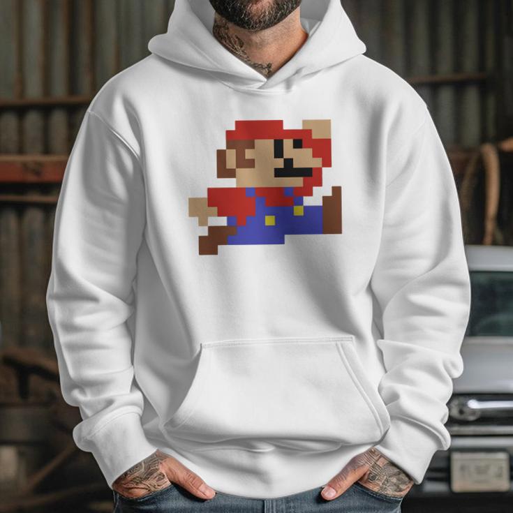 8-Bit Mario Nintendo Jumping Hoodie Gifts for Her