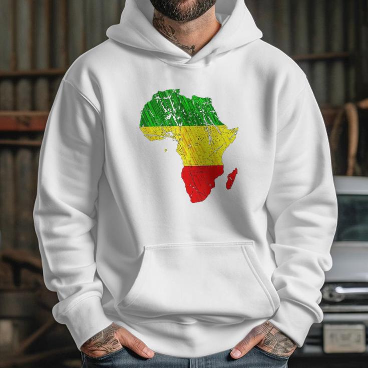 Africa Map Reggae Rasta Hoodie Gifts for Her