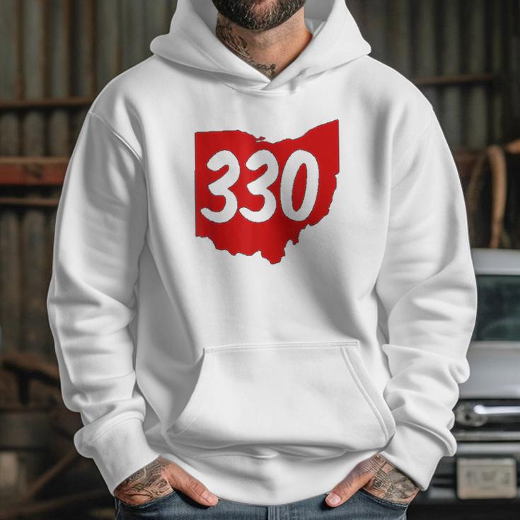 Akron Warren Canton Youngstown Ohio 330 Area Code Hoodie Gifts for Her