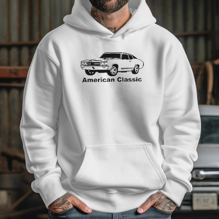 American Classic Hotrod Chevelle Nova Muscle Car Hoodie Gifts for Her