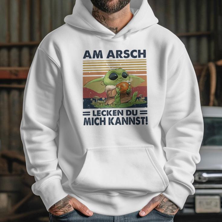 Baby Yoda Am Arsch Lecken Du Mich Kannst Vintage Shirt Mf Hoodie Gifts for Her