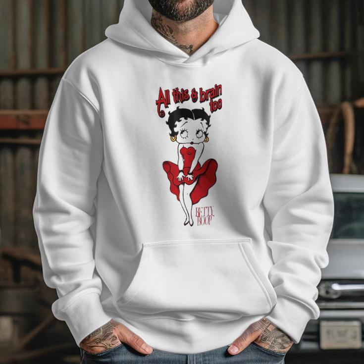 Betty Boop Brains Insulated Hoodie Gifts for Her