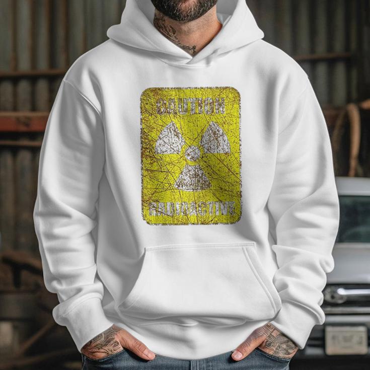 Caution Radioactive Radiation Hazard Nuclear Warning Sign Hoodie Gifts for Her