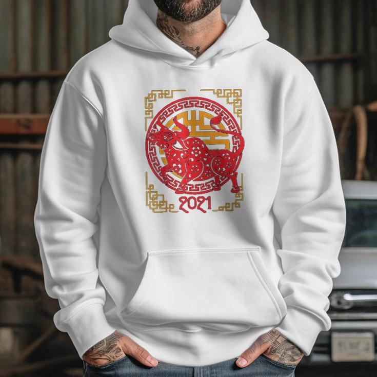 Chinese New Year Of Ox 2021 Ornamental Zodiac Bulls Hoodie Gifts for Her