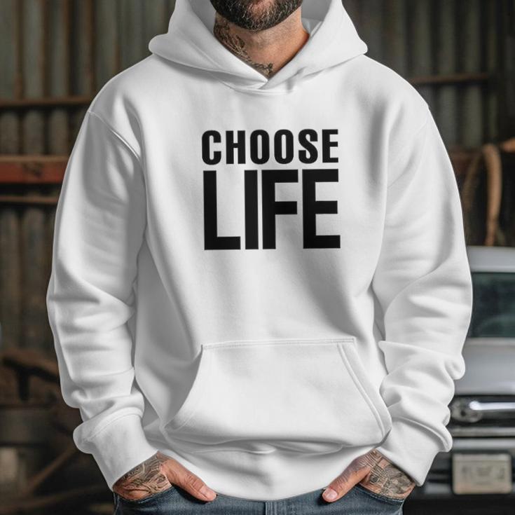 Choose Life Retro 80S Halloween Costume Graphic Hoodie Gifts for Her