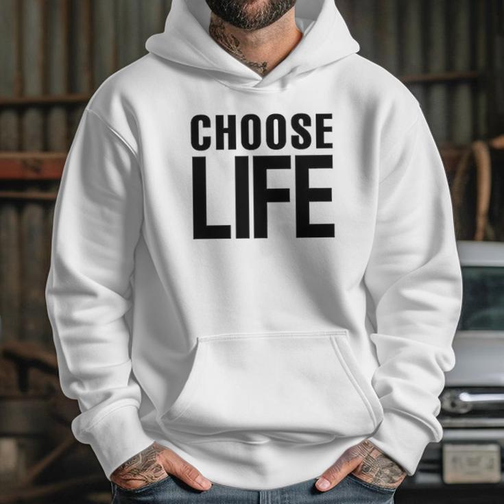 Choose Life Retro 80S Hoodie Gifts for Her