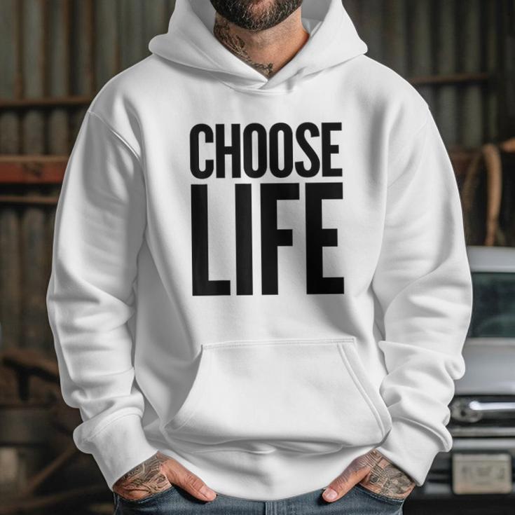 Choose Life Vintage Retro 80S Funny Hoodie Gifts for Her