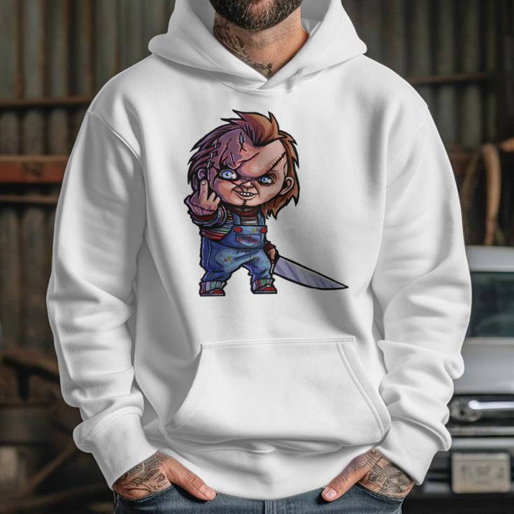 Chucky Middle Finger Hoodie Gifts for Her