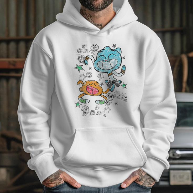 Cn The Amazing World Of Gumball And Darwin Sketches Hoodie Gifts for Her