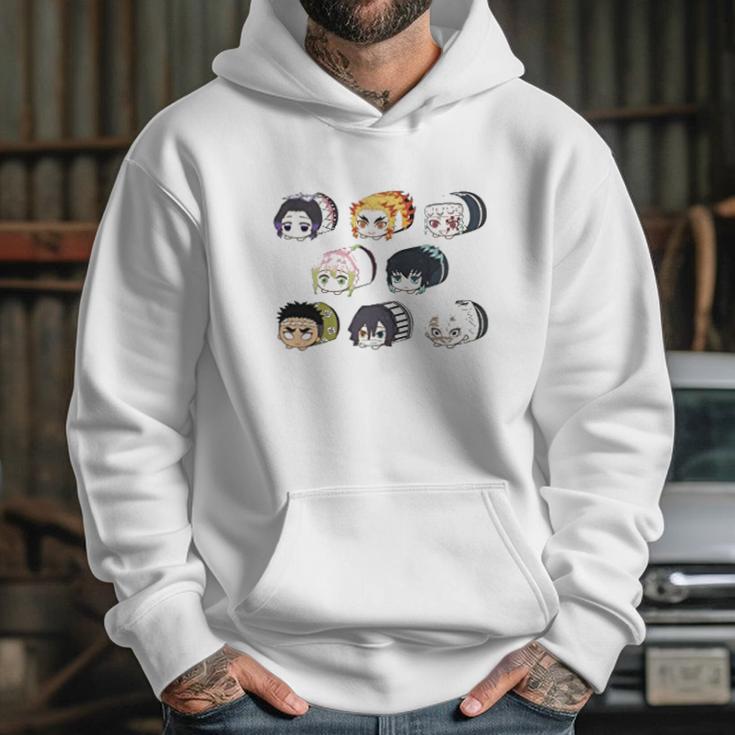 Demon Slayer Cute Worms Hoodie Gifts for Her