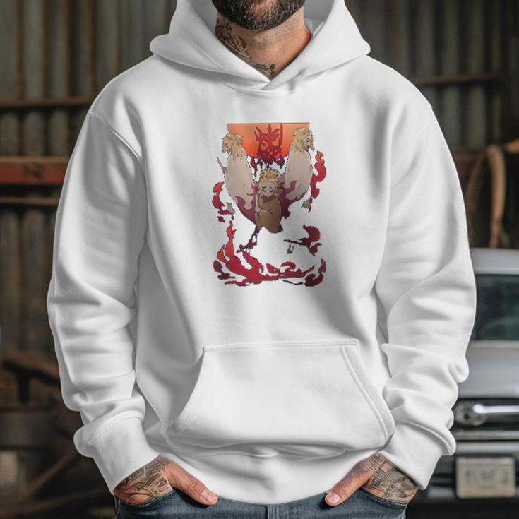 Demon Slayer Men On Fire Hoodie Gifts for Her