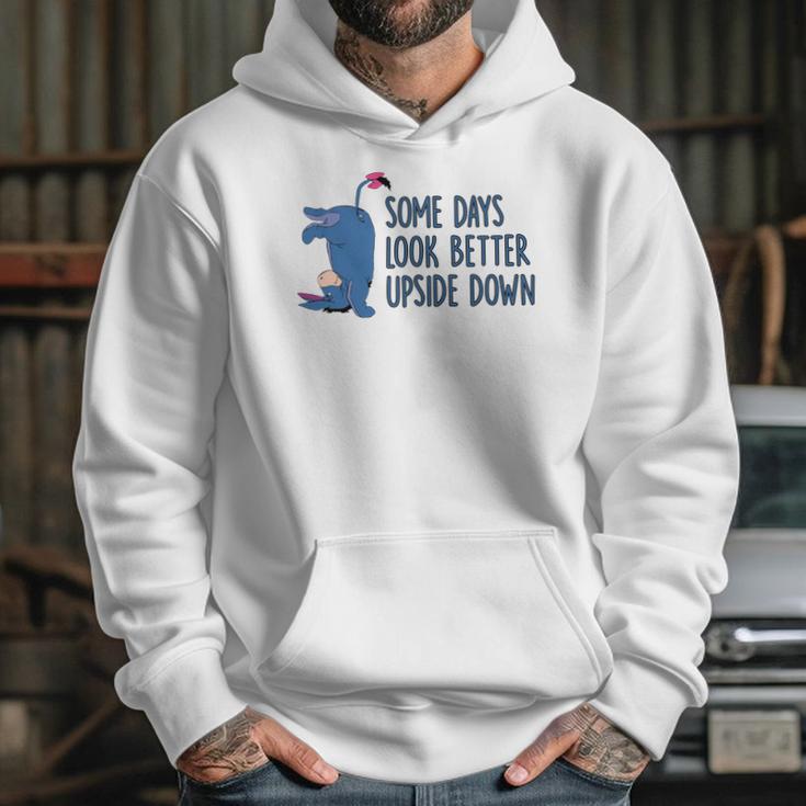 Eeyore Some Days Look Better Upside Down Hoodie Gifts for Her