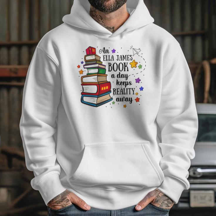 An Ella James Book A Day Keeps Reality Away Hoodie Gifts for Her