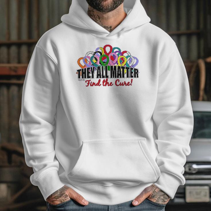 Fight Like A Girl They All Matter Find The Cure Hoodie Gifts for Her