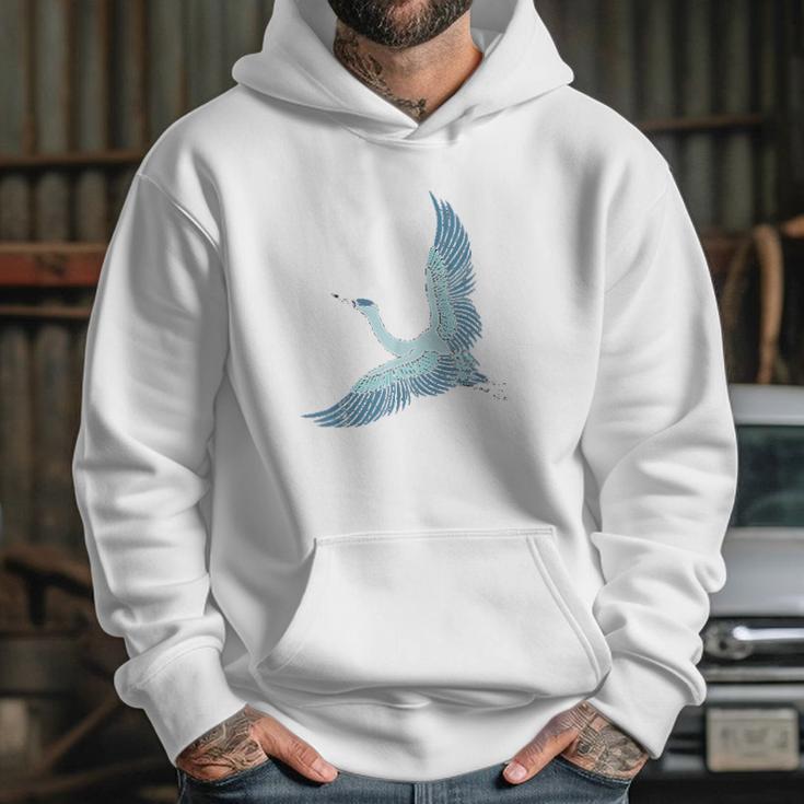 Great Blue Flying Heron Hoodie Gifts for Her