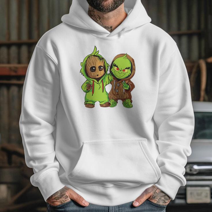 Grinch And Groot Hoodie Gifts for Her