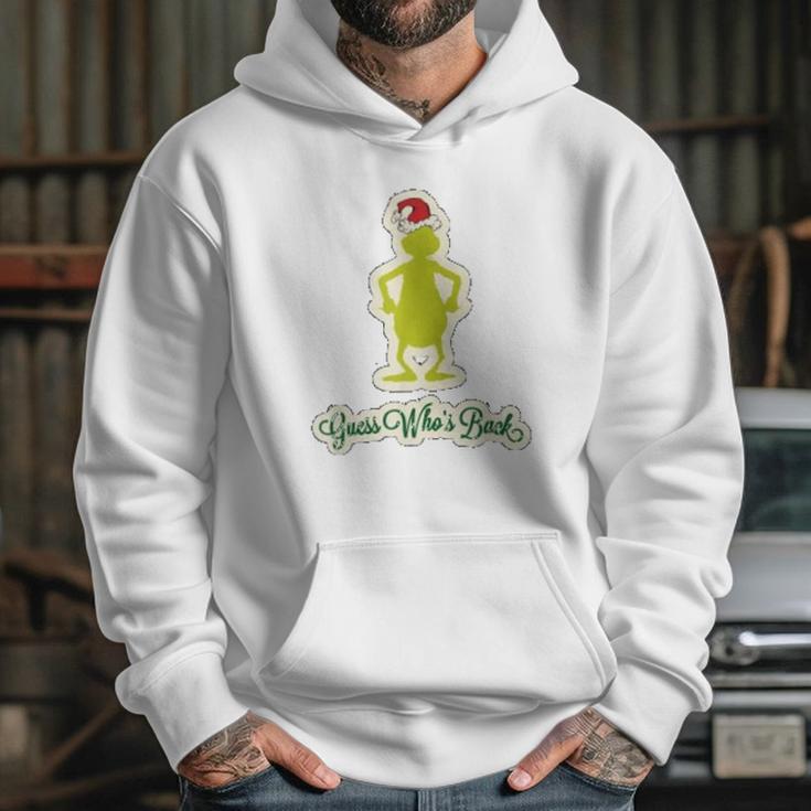 Grinch Guess Who Back Hoodie Gifts for Her