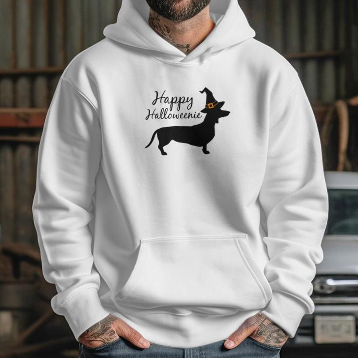 Happy Halloweenie Dachshund Wiener Dog Halloween Tee Hoodie Gifts for Her