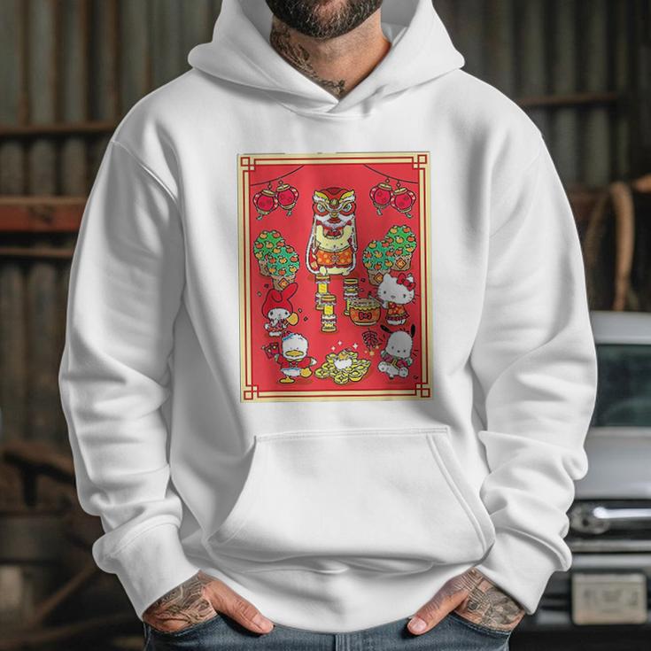 Hello Kitty And Friends Happy Lunar New Year Hoodie Gifts for Her