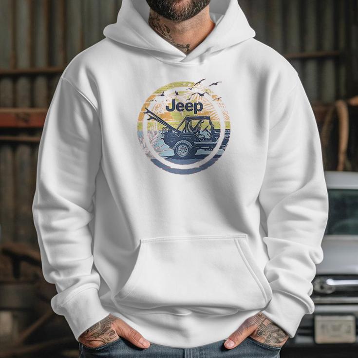 Jeep Sun Circle Hoodie Gifts for Her