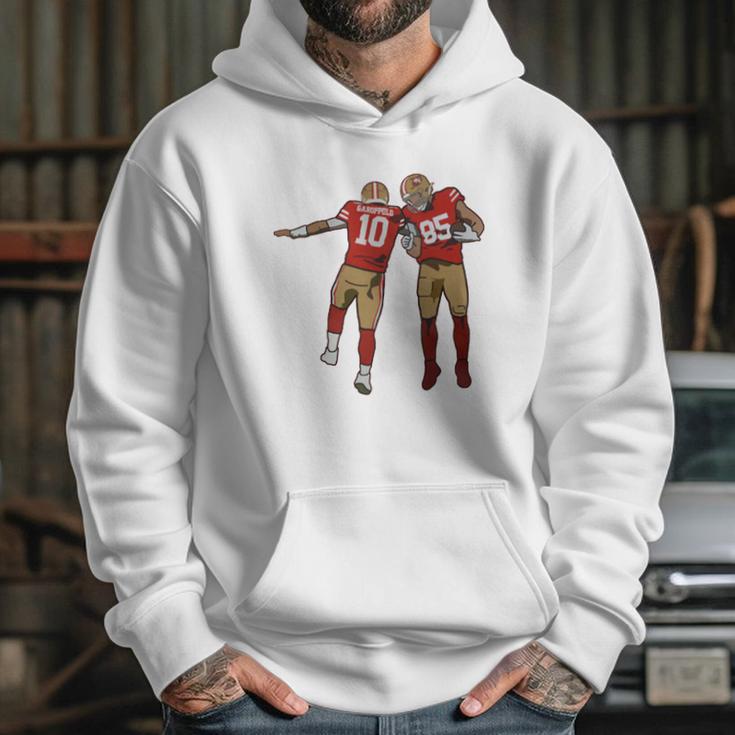 Jimmy Garoppolo X George Kittle San Francisco 49Ers T-Shirt Hoodie Gifts for Her