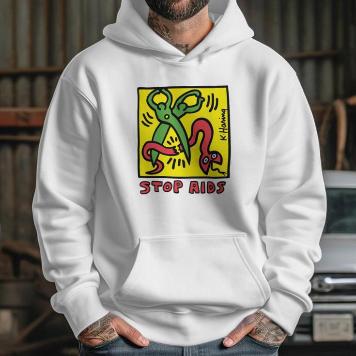 Keith Haring Stop Aids Hoodie Gifts for Her