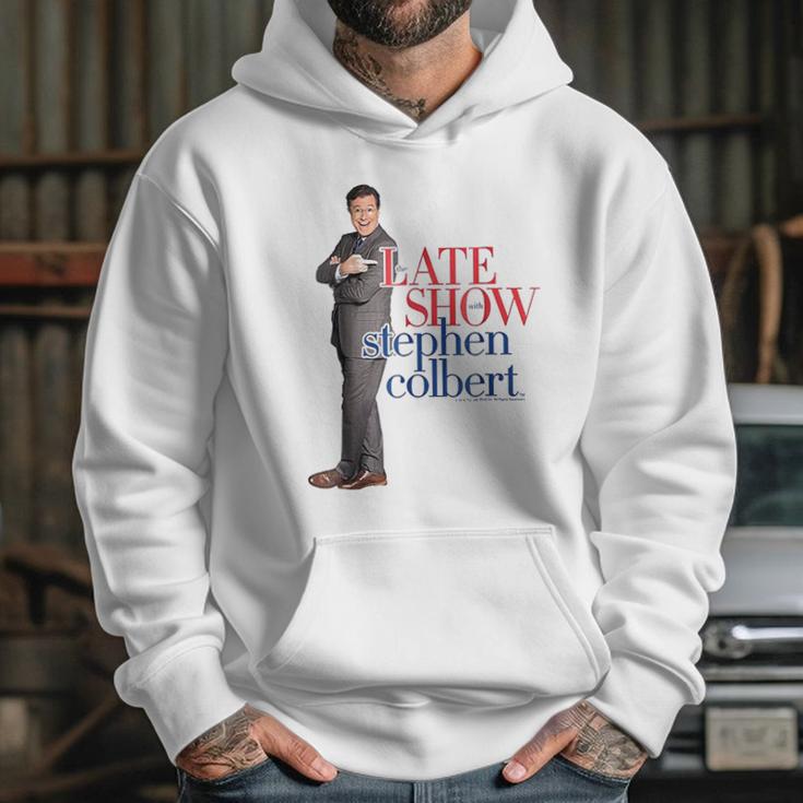 The Late Show With Stephen Colbert Portrait Graphic Hoodie Gifts for Her