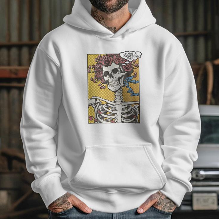 Liquid Blue Dead Pop Art Bertha Have A Grateful Ss Hoodie Gifts for Her