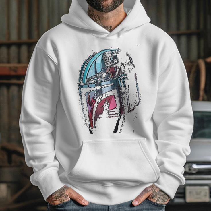 Mandalorian Helmet Reflection Hoodie Gifts for Her