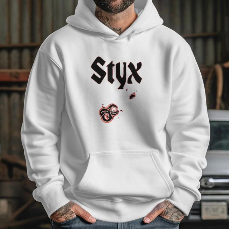 Men Styx Logo Custom Retro Royalblue Hoodie Gifts for Her