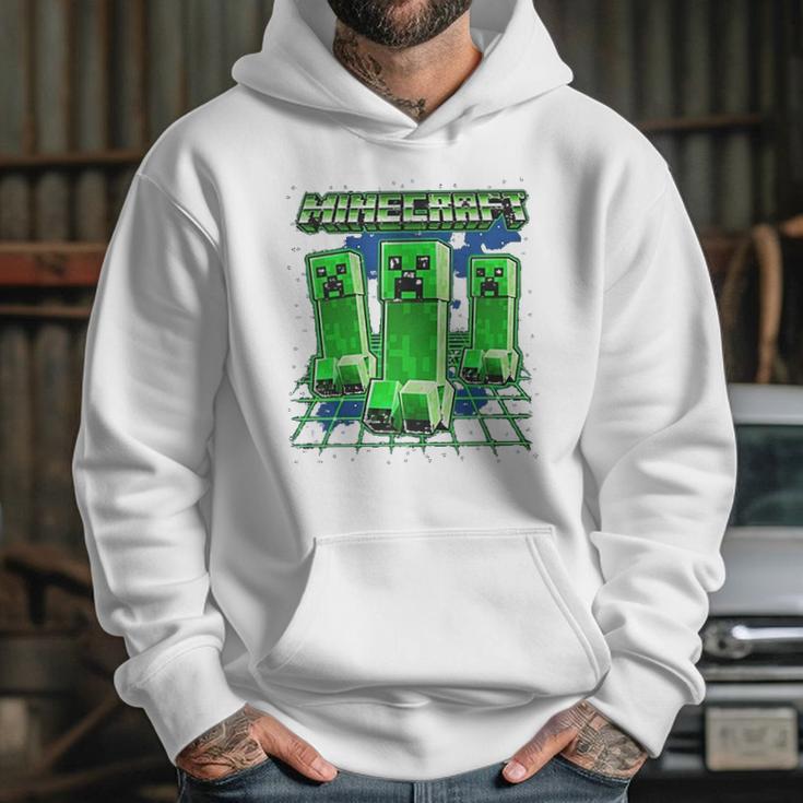 Minecraft Glowing Creepers Hoodie Gifts for Her