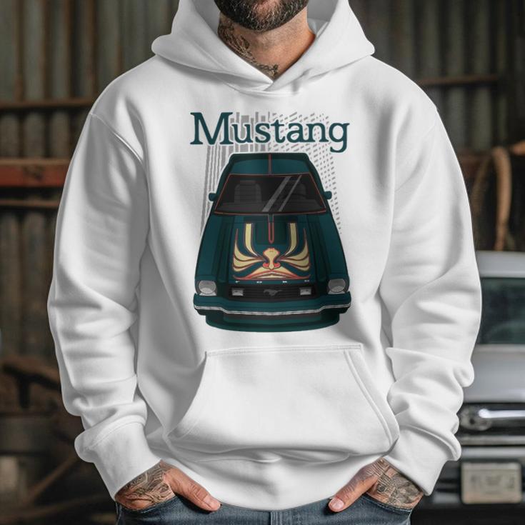 Mustang King Cobra 1978 Aqua Metallic Hoodie Gifts for Her