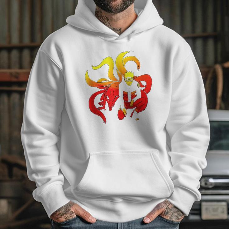 Naruto Shippuden Naruto And 9 Tails Hoodie Gifts for Her