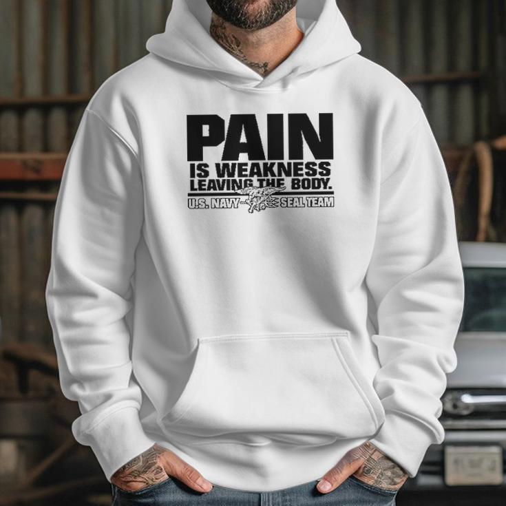 Navy Seals Pain Is Weakness Leaving The Body Hoodie Gifts for Her