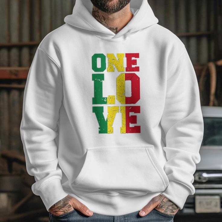 One Love Rasta Reggae Gift Hoodie Gifts for Her