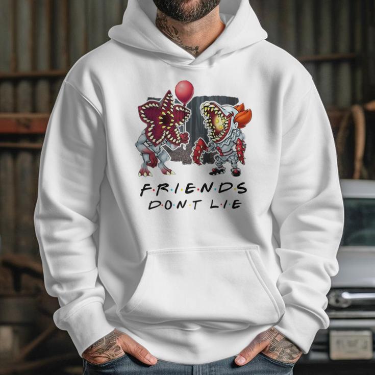 Pennywise Demogorgon Friends Don’T Lie Hoodie Gifts for Her